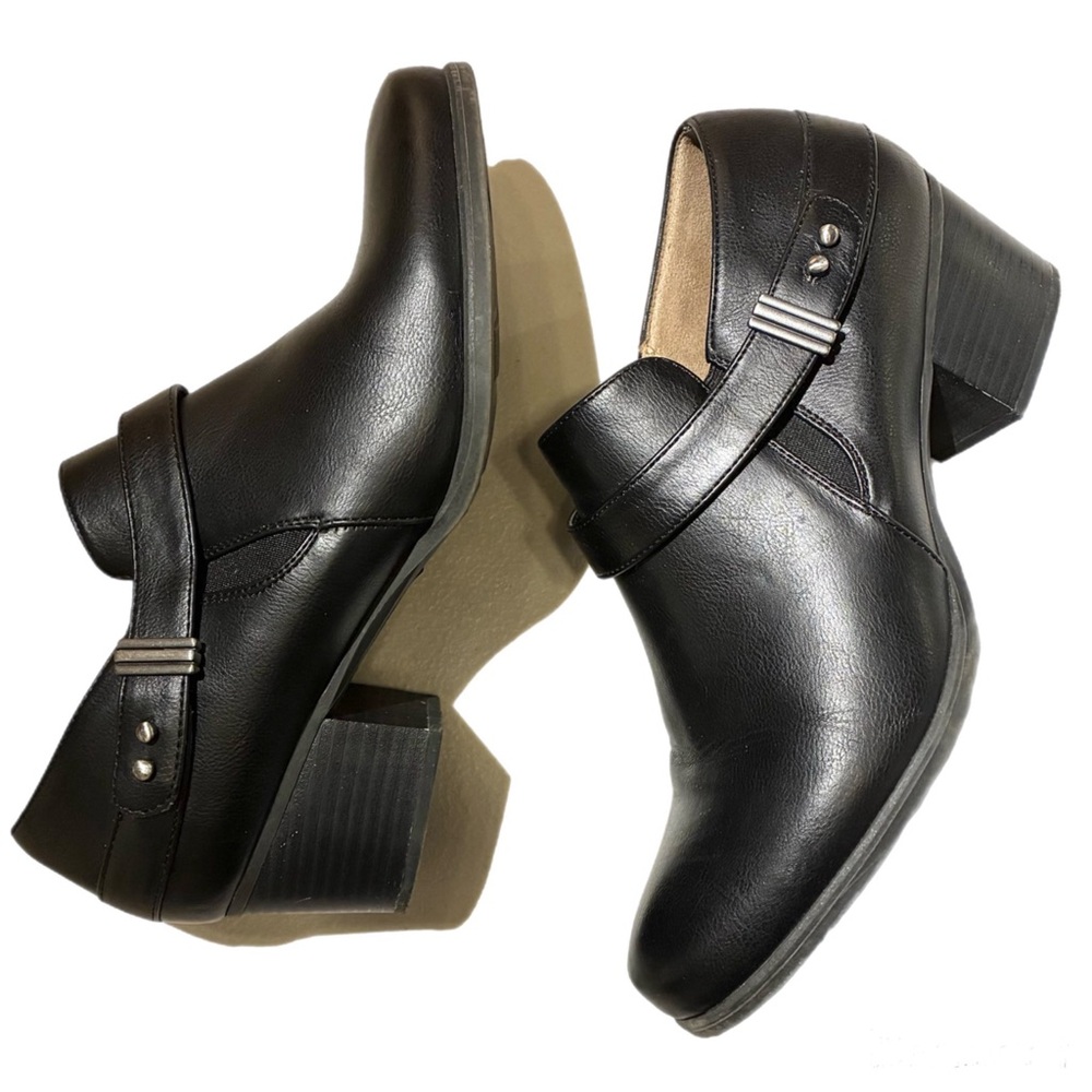 Soul Naturalizer Black Zip Up  Ankle Booties - Size: 9.5